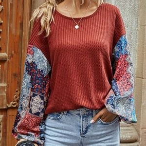 Knit Boho Sleeve top